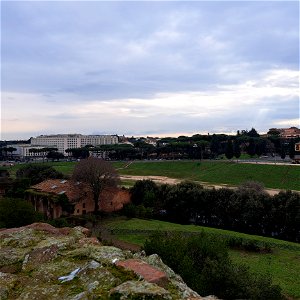 Circus Maximus from Roman Forum Rome Italy