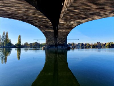 Pont de Visé sur la Meuse