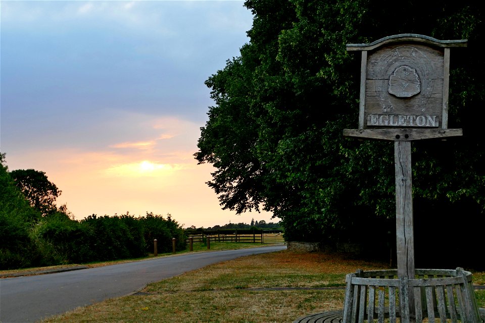 Dusk in Rutland.