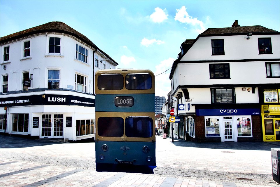 OKM146G Maidstone (This is one of the model buses from Maidstone Museum)