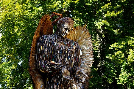The Knife Angel Rochester Cathedral