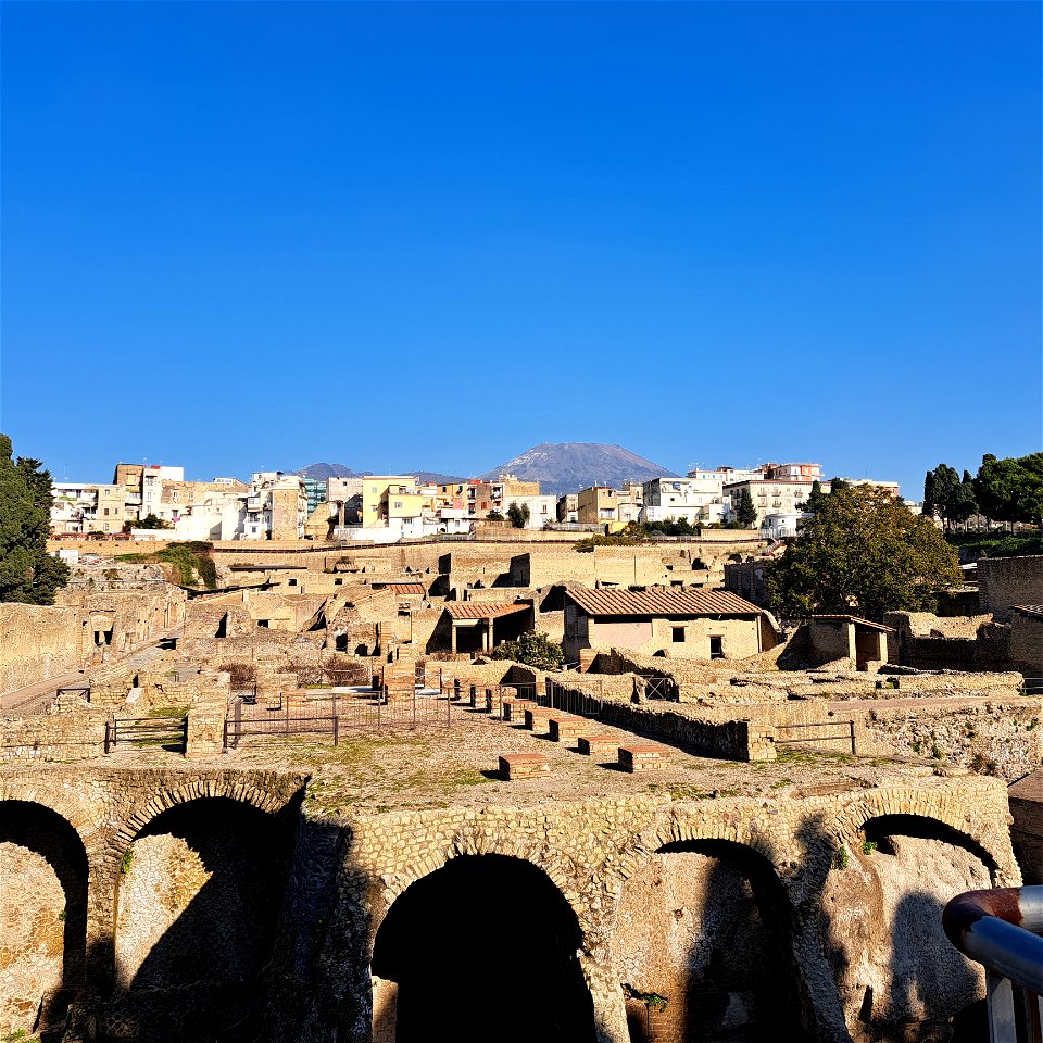 What was once seaside  Herculaneum Italy