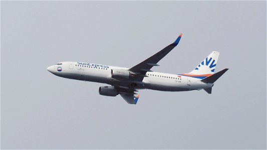 Boeing 737-82R TC-SPI SunExpress from Antalya (7100 ft.)