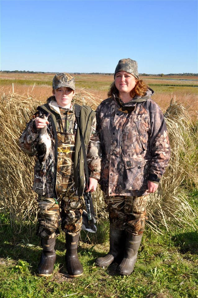 Youth waterfowl hunting