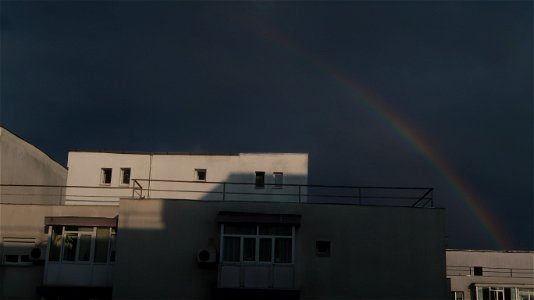 rainbow in abrud str (13) photo