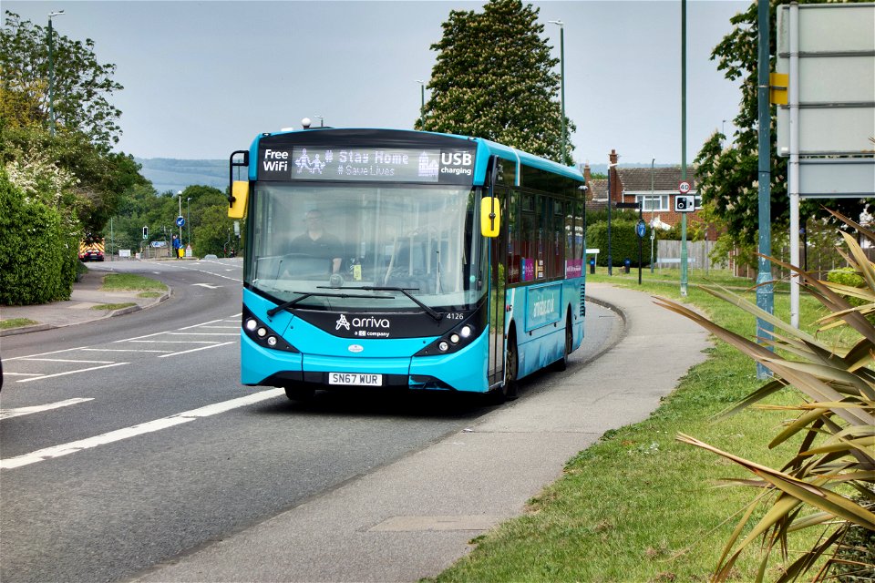 SN67WUR London Road Allington during Corona Virus