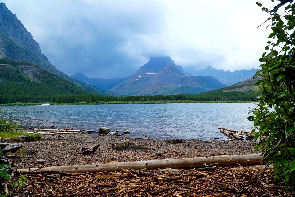 Many Glacier Hotel SW Beach