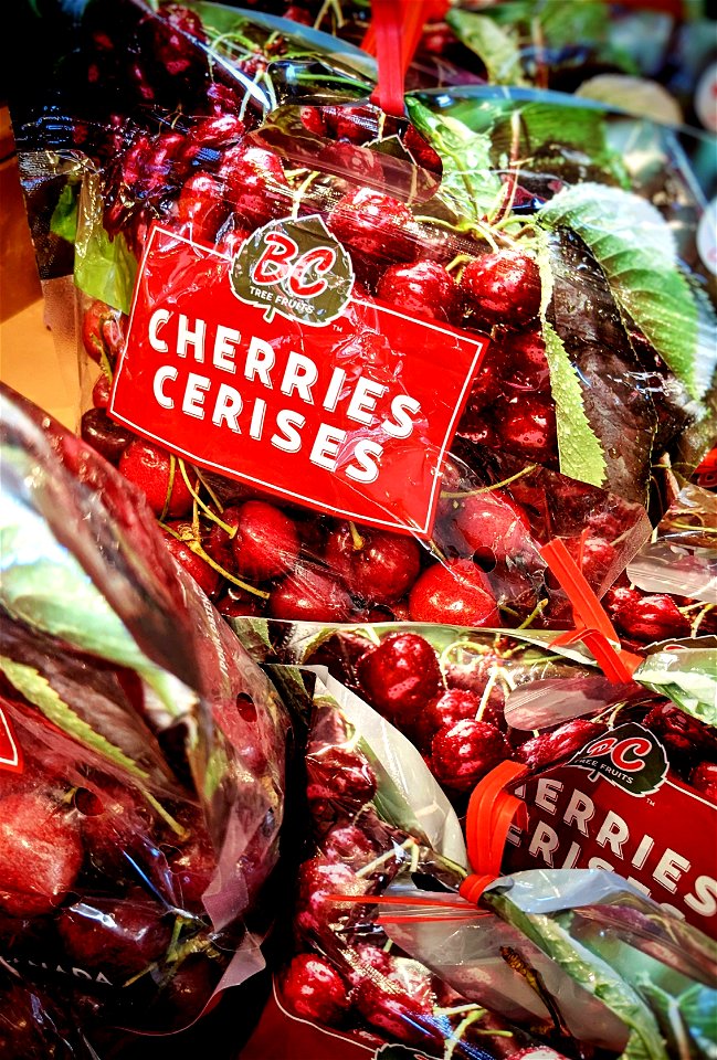 Yay.  Local Cherries