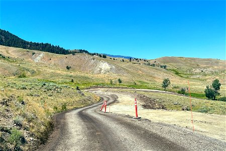 Old Gardiner Road improvements: July 30, 2022 photo