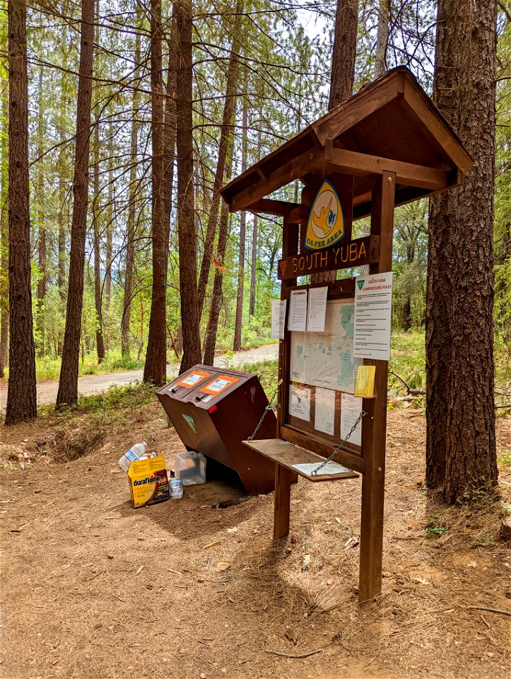 South Yuba Campground Kiosk photo