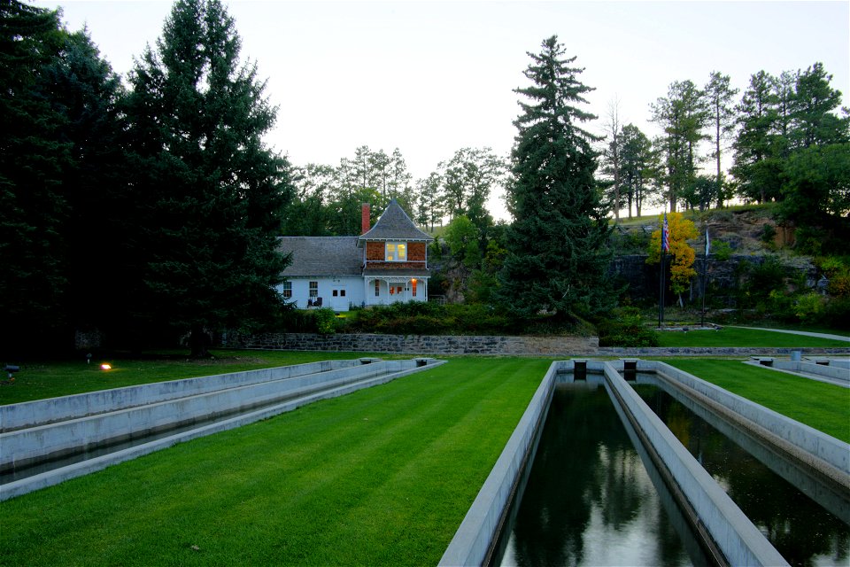 Raceways at D.C. Booth Historic National Fish Hatchery photo