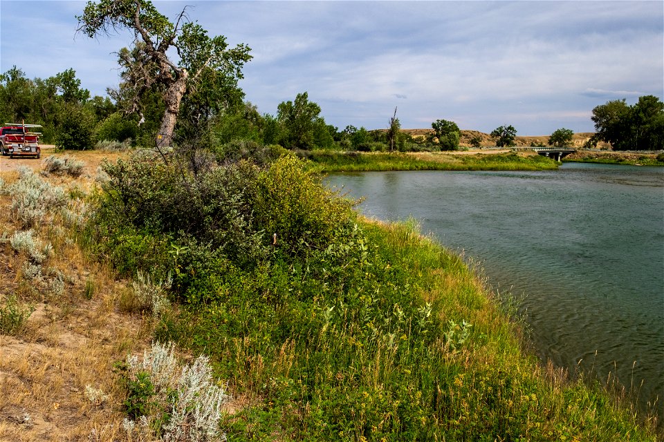 Marias River at Moffat Bridge Recreation Area