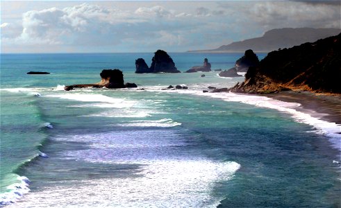 Westcoast seascape.NZ. photo