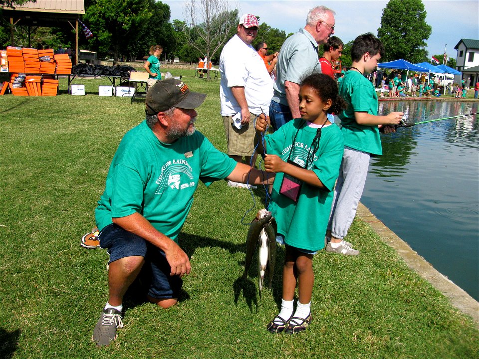 Girls love to fish, and catch! photo