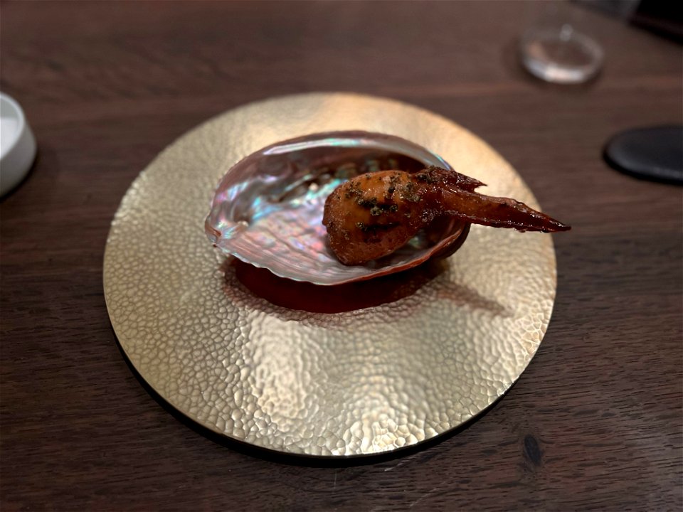 Abalone Stuffed Chicken Wing