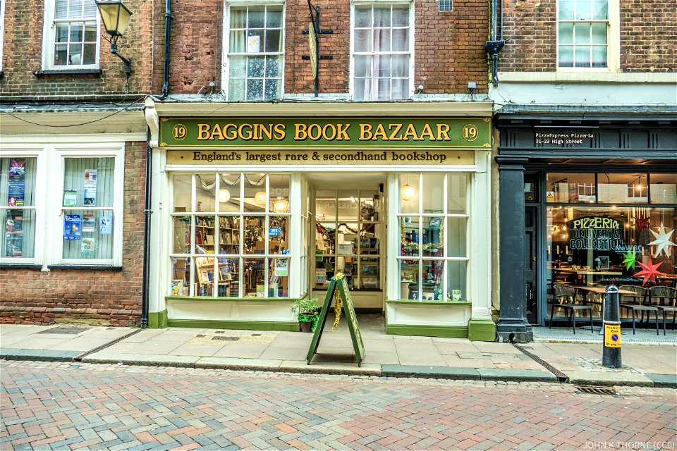 BAGGINS BOOK BAZAAR ROCHESTER KENT