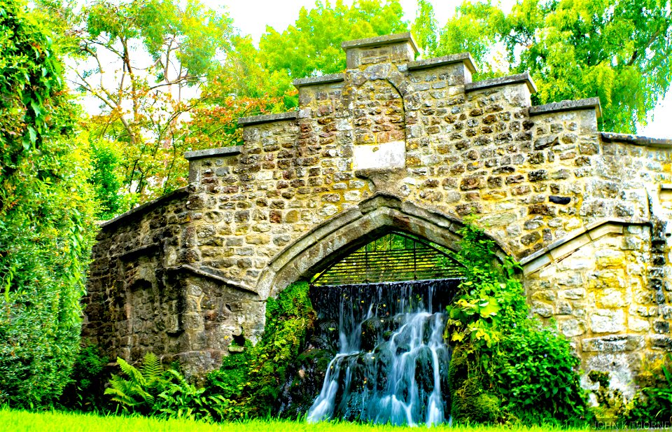 West Malling Cascade Waterfall.