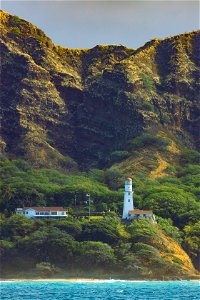 Lighthouse at Diamond Head, Hawaii
