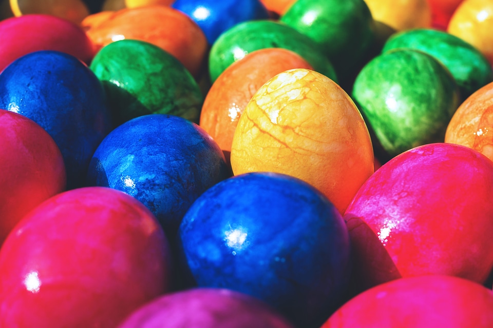 Vibrant Easter Eggs