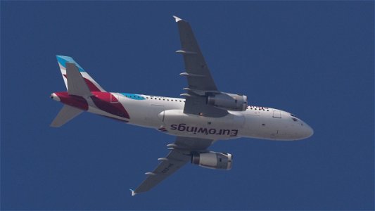 Airbus A319-132 9H-EXQ Eurowings (Operated by Eurowings Europe) from Palma de Mallorca (6800 ft.)