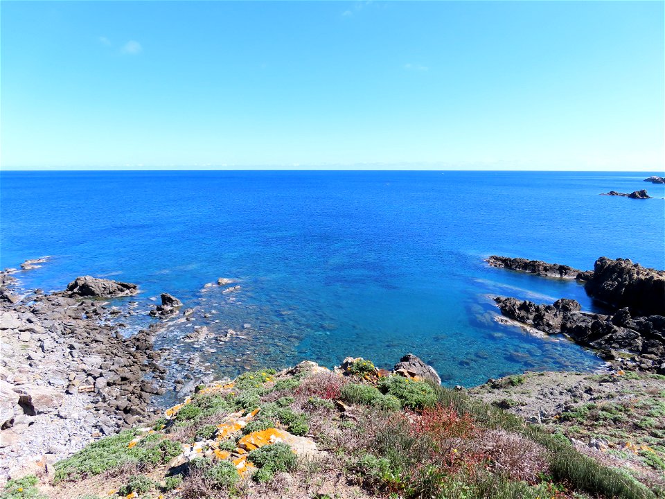 Clear Water near port Mahon Menorca Spain
