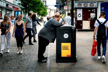 The Lonely World of Manchester's Phone Users (5 of 6) photo