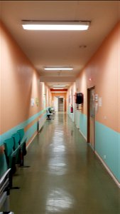 Couloir d'hôpital. photo