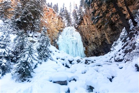 Frozen Lost Creek Falls (2) photo