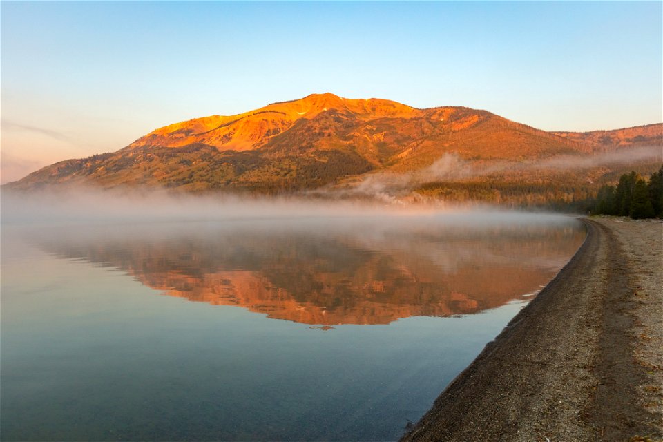 Morning light on Mt. Sheridan