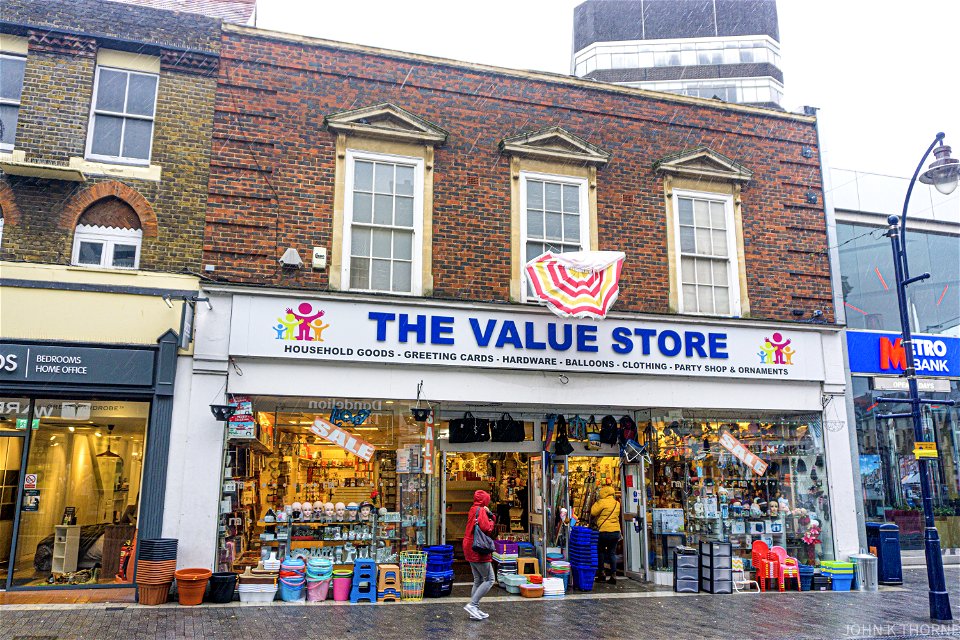 The Value Store Rainy day Sunday Morning.