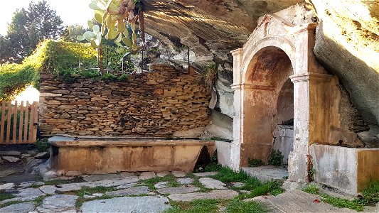 Lavoir à la Fontaine du hameau de Cannelle, Centuri, Haute-Corse