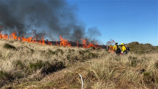 Siuslaw Oregon Dunes Prescribed Burn 2022