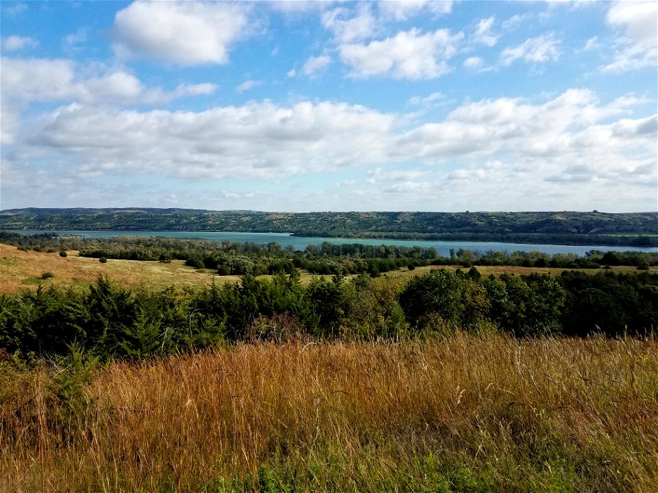 View from the South Unit of Karl E. Mundt National Wildlife Refuge