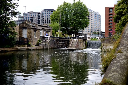 St. Pancras lock on the Regnt's Canal at King's Cross