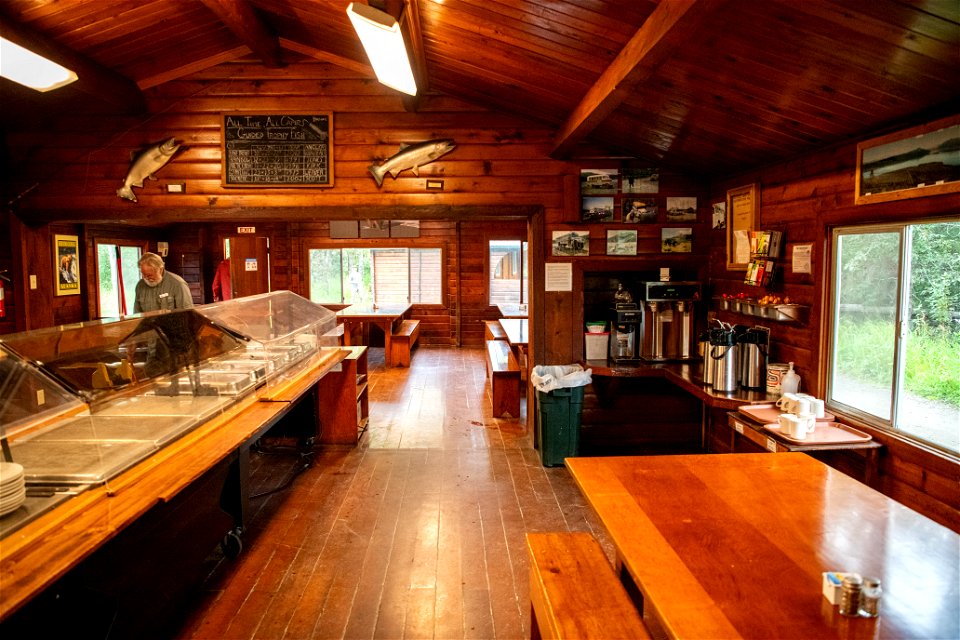 Brooks Lodge interior - Photo courtesy of C. Chapman