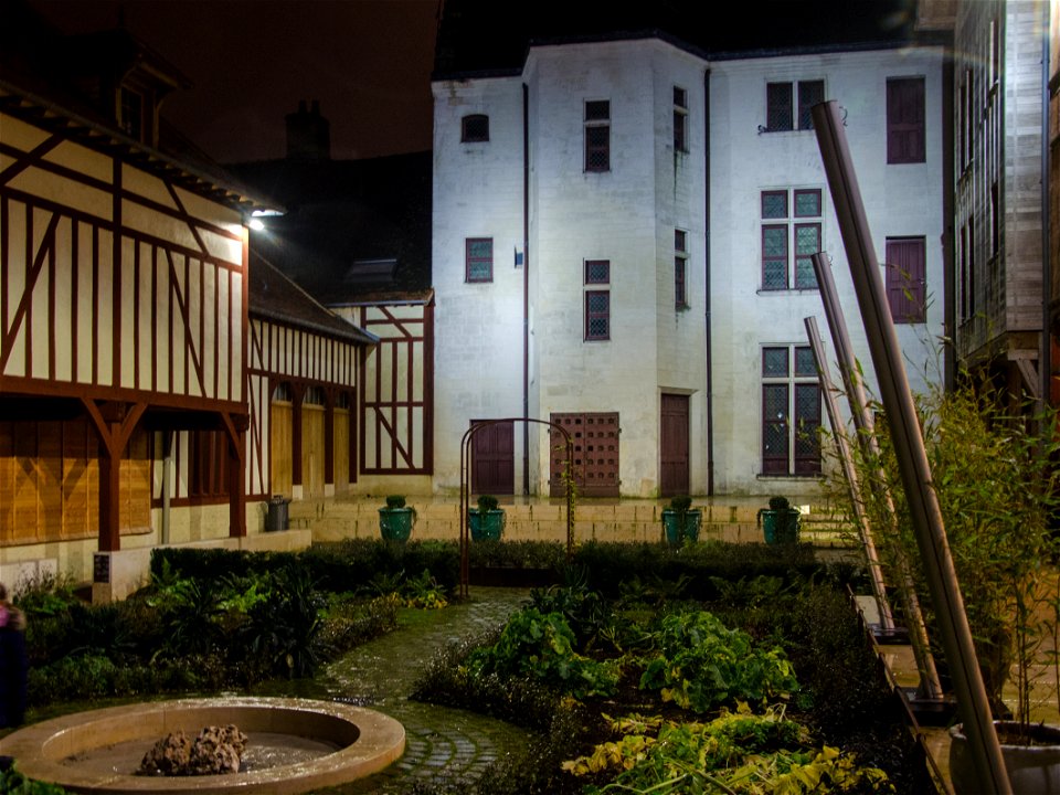Le jardin de l'Hôtel Juvénal des Ursins - Droite