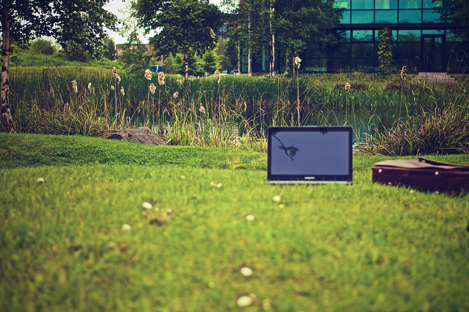 Laptop Grass Green