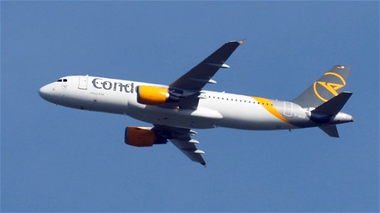 Airbus A320-214 D-AICR Condor from Lamezia Terme (7600 ft.) photo