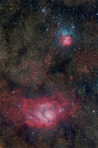 Messier 8 - Messier 20 photo