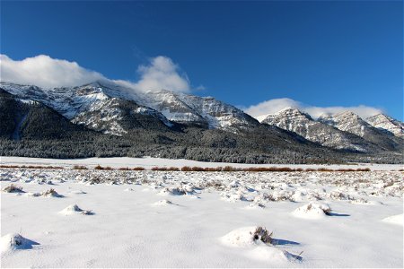 Mountain Snowscape II photo
