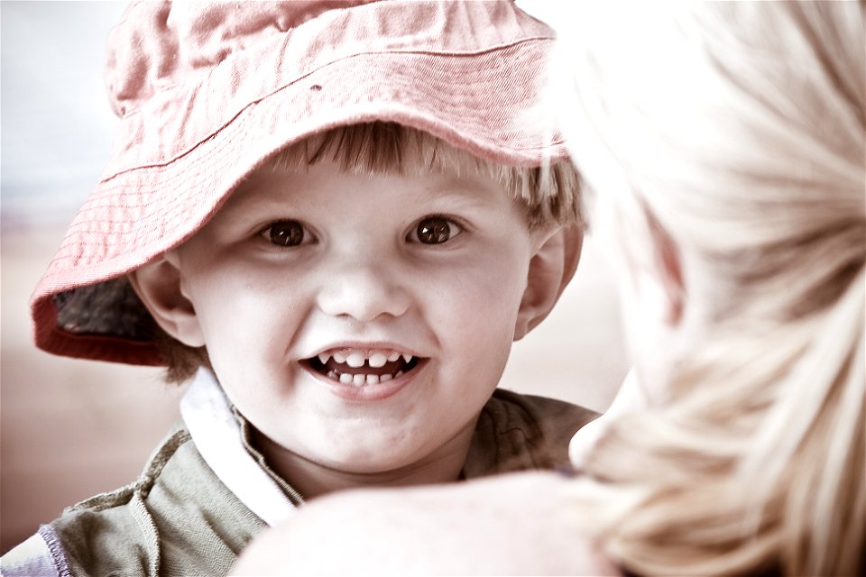 It's in his smile