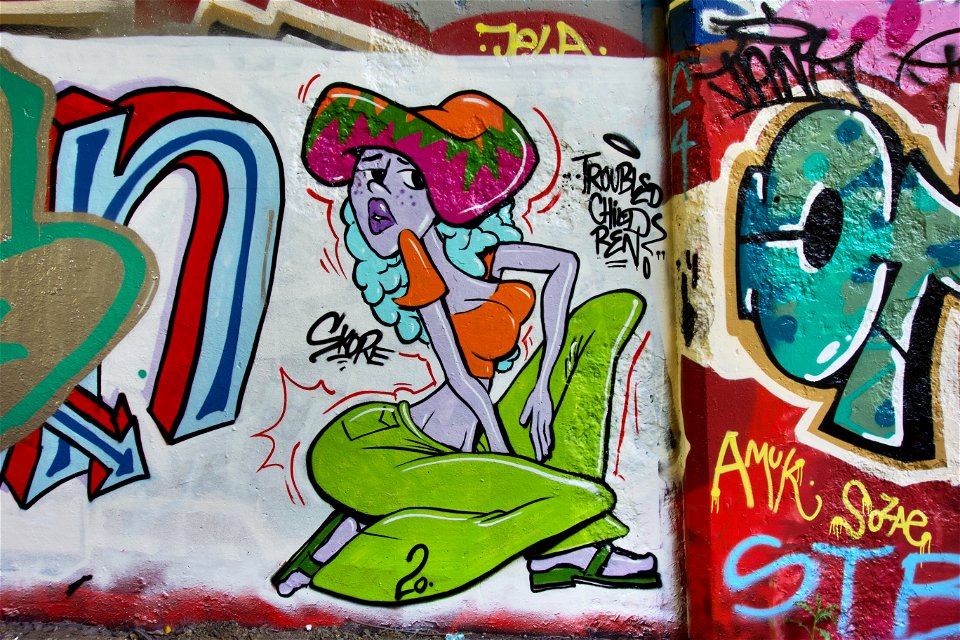 Under the M20 art gallery
