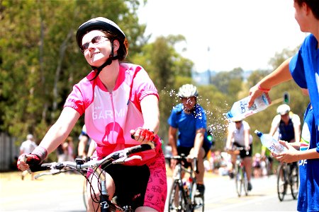 Garmin Pink Cyclist at 94.7 Cycle Challenge, Douglasdale, Fourways, Gauteng photo