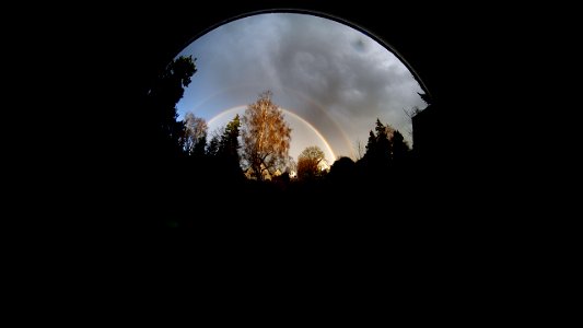 Doppelter Regenbogen