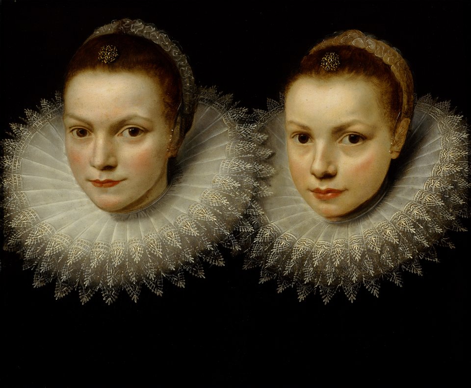 unknown / tuntematon / okänd (Cornelis de Vos?): Two sisters / Kaksi sisarta / Två systrar photo