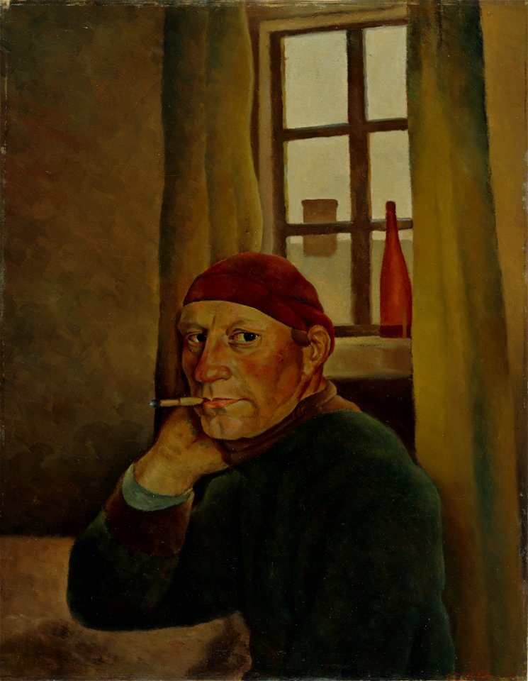 Vilho Lampi (1898–1936): Self-Portrait / Omakuva