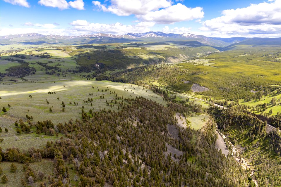 Yellowstone flood event 2022: Lava Creek and Undine Falls