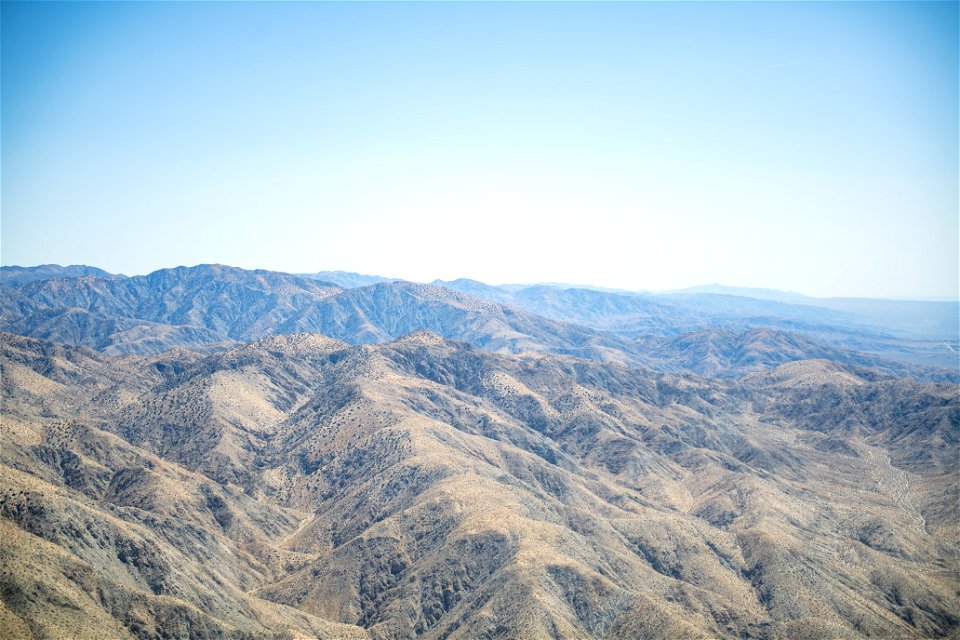 Aerial view of Joshua Tree National Park photo