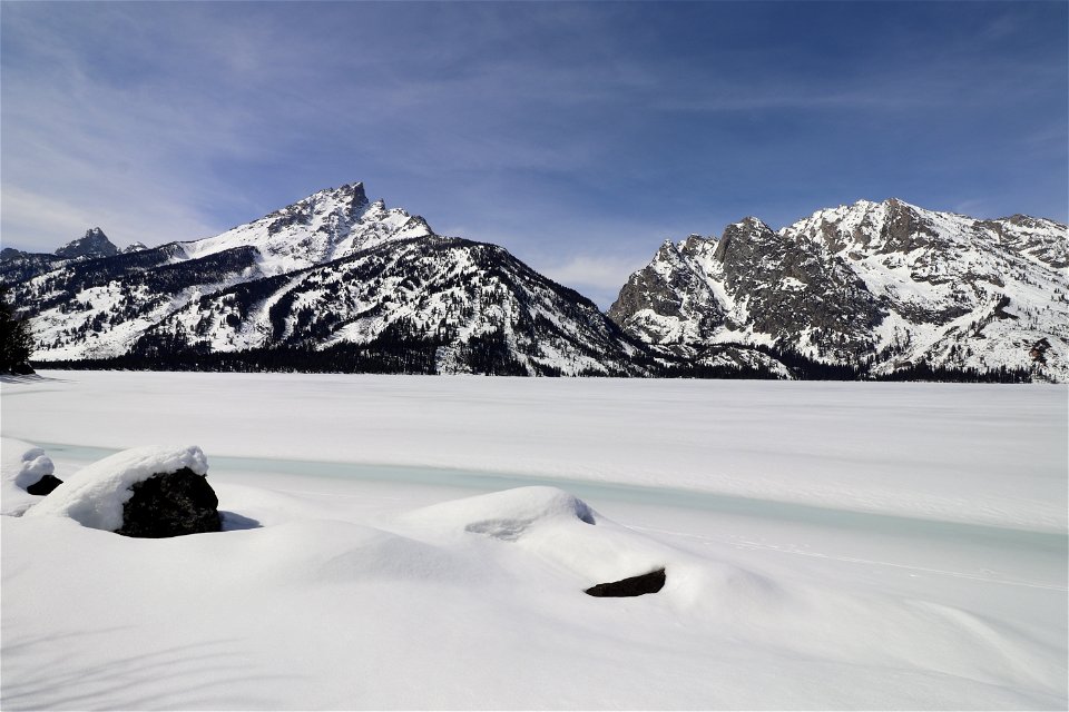Jenny Lake in Winter