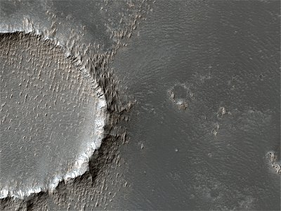 Sculpted Surfaces on the Slopes of Arsia Mons photo
